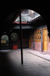 Interieur du temple HongChun Ping (1100 m).<br>
Il sera mon hotel pour une nuit